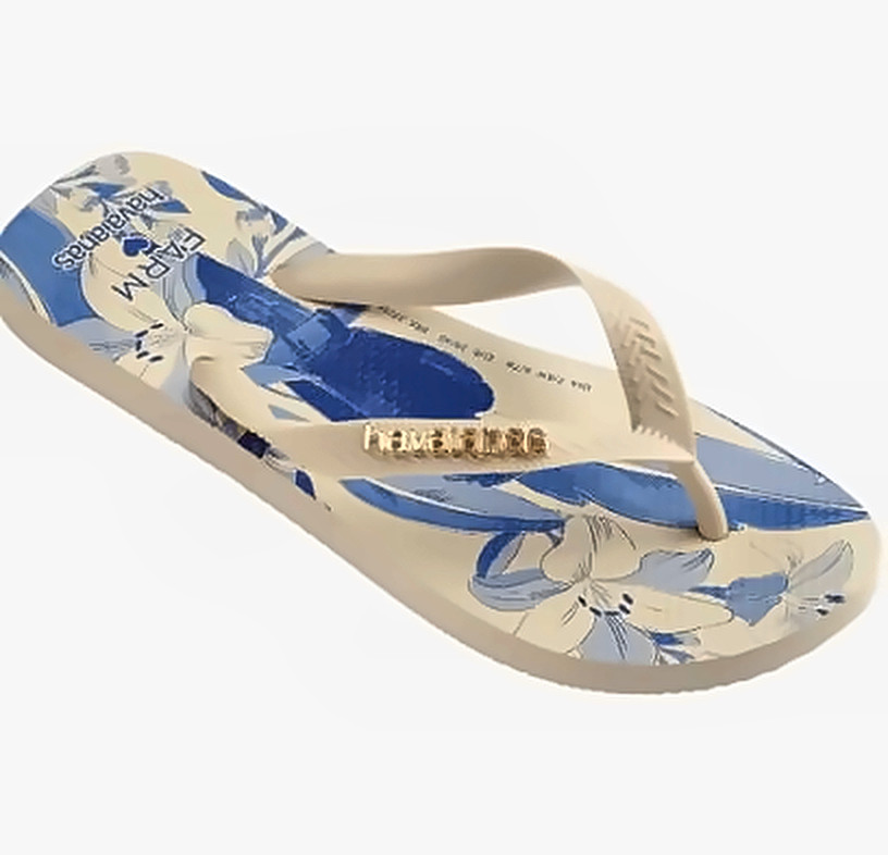 Chinelo Havaianas Farm Leveza Tropical