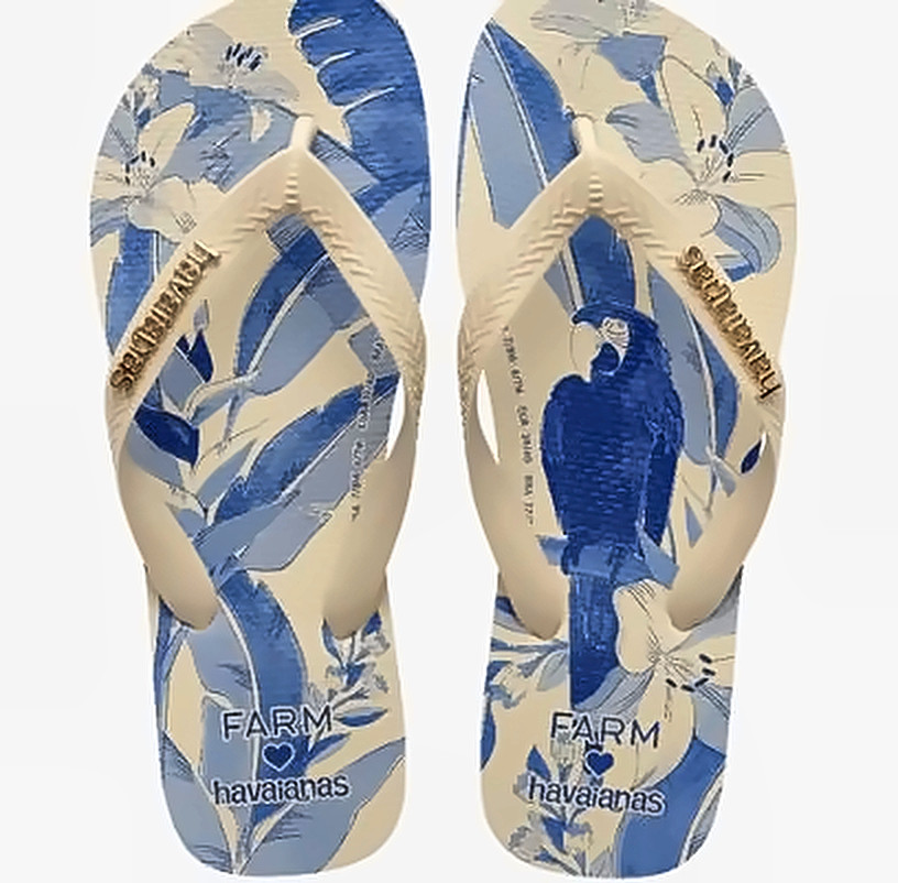 Chinelo Havaianas Farm Leveza Tropical