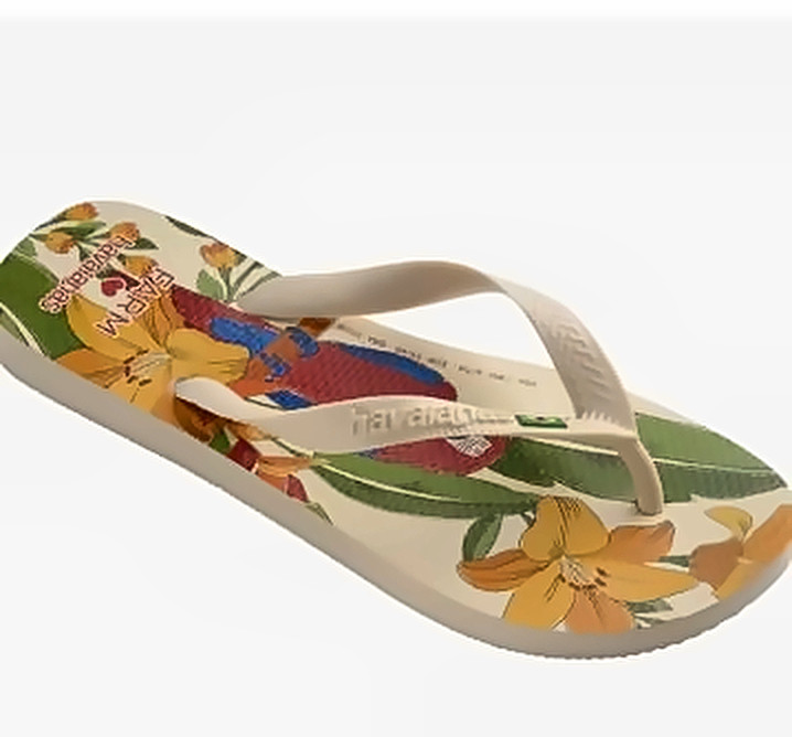 Chinelo Havaianas Farm Ararinhas